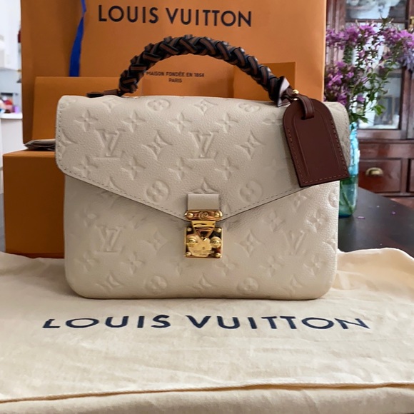 Louis Vuitton Handbags - Louis Vuitton Empreinte Pouchette Métis MM Cream